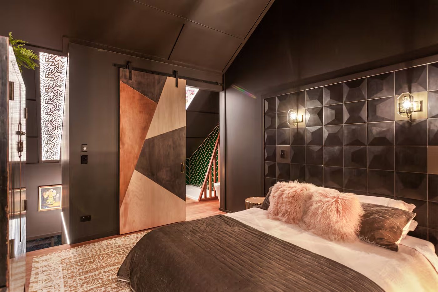 Dark, luxe interior